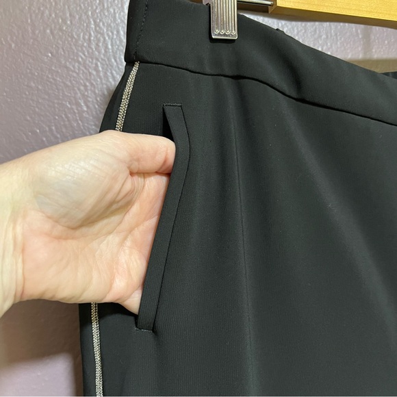 Chico's Black Pants Metal Bead Details - Picture 4 of 8